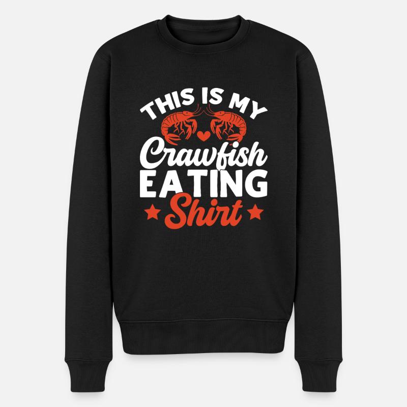 Crawfish Gifts - Männer Premium Bio Pullover - Schwarz