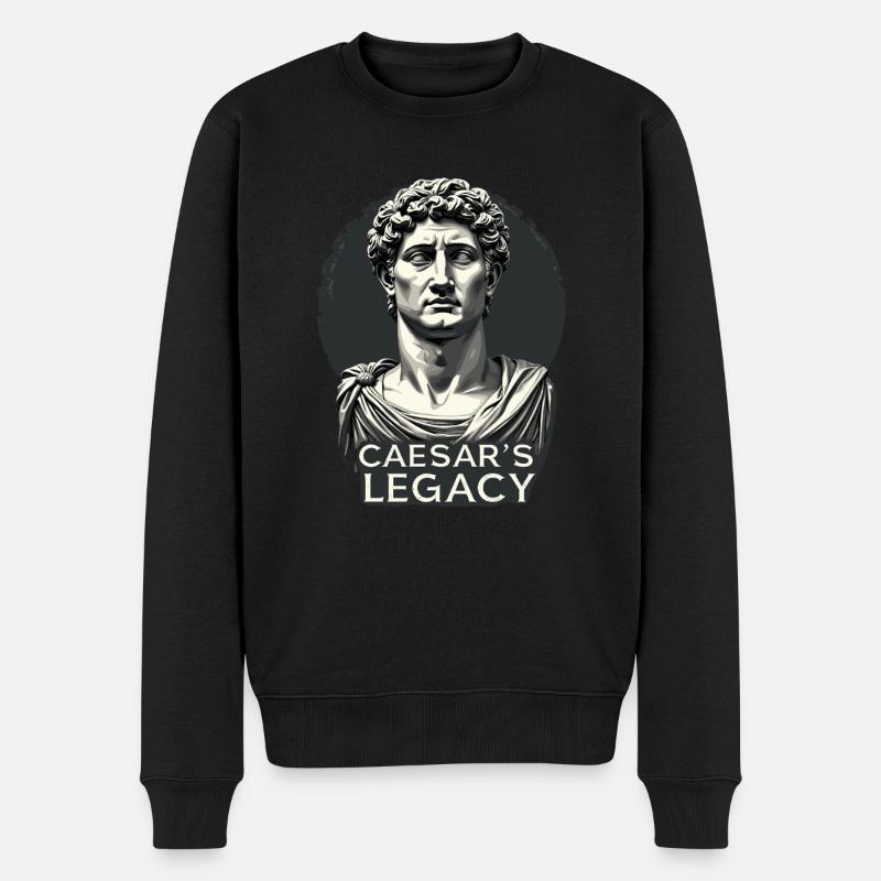Geschichtsinteressierte Antikes Rom Enthusiasten - Männer Premium Bio Pullover - Schwarz