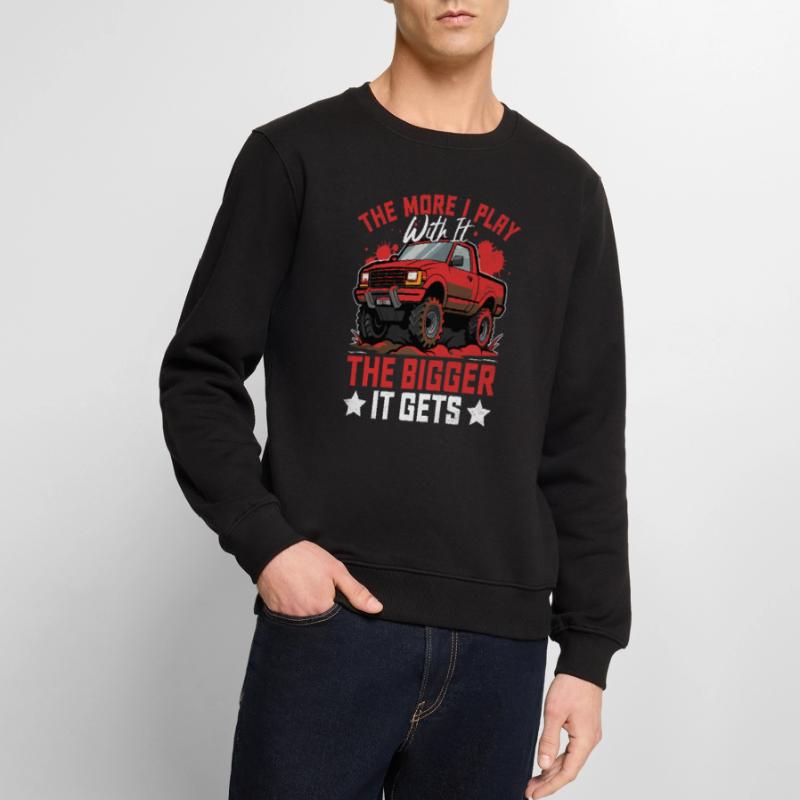 Plus je joue avec, plus ça devient drôle Pull Premium bio Homme