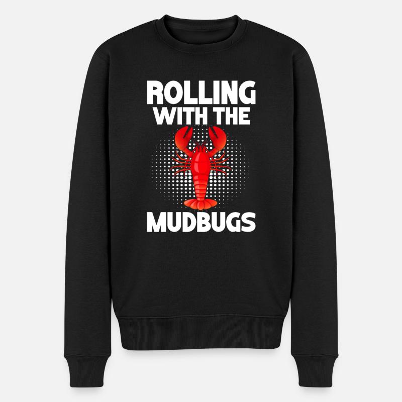 Crawfish Gifts - Männer Premium Bio Pullover - Schwarz