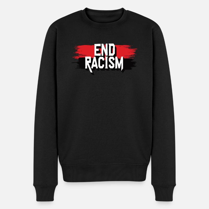 Antiracisme, égalité et diversité - Pull Premium bio Homme - noir