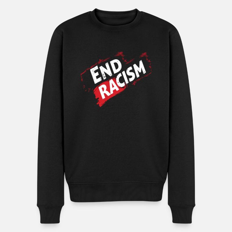 Antiracisme, égalité et diversité - Pull Premium bio Homme - noir