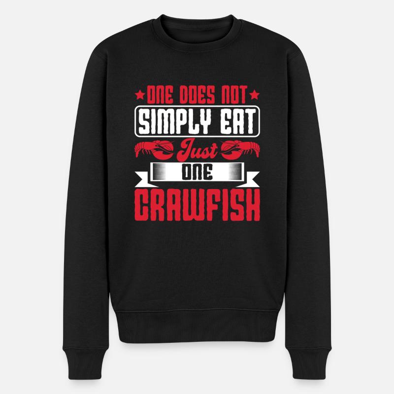 Crawfish Gifts - Männer Premium Bio Pullover - Schwarz