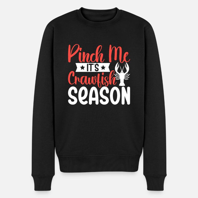 Crawfish Gifts - Männer Premium Bio Pullover - Schwarz