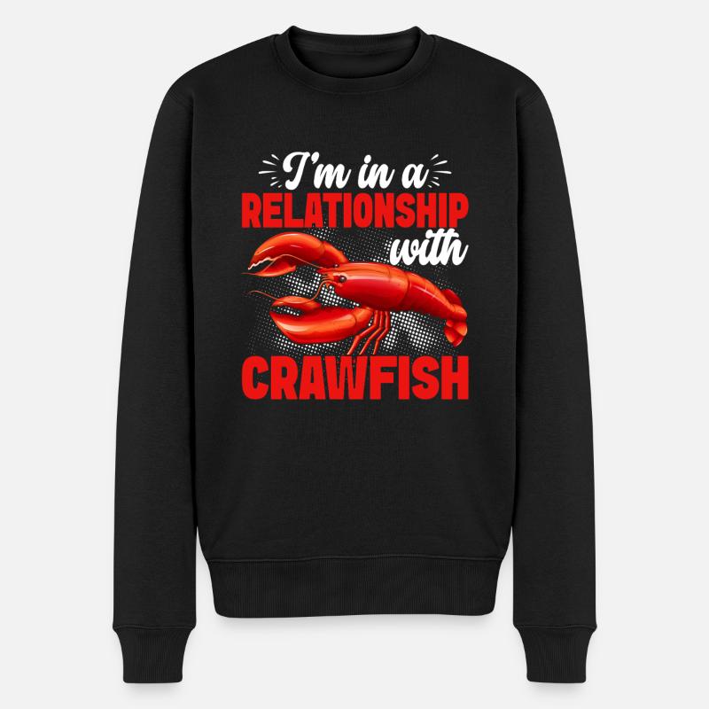 Crawfish Gifts - Männer Premium Bio Pullover - Schwarz
