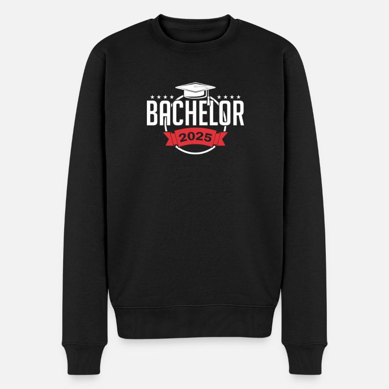 Baccalauréat 2025 Graduation Graduation - Pull Premium bio Homme - noir