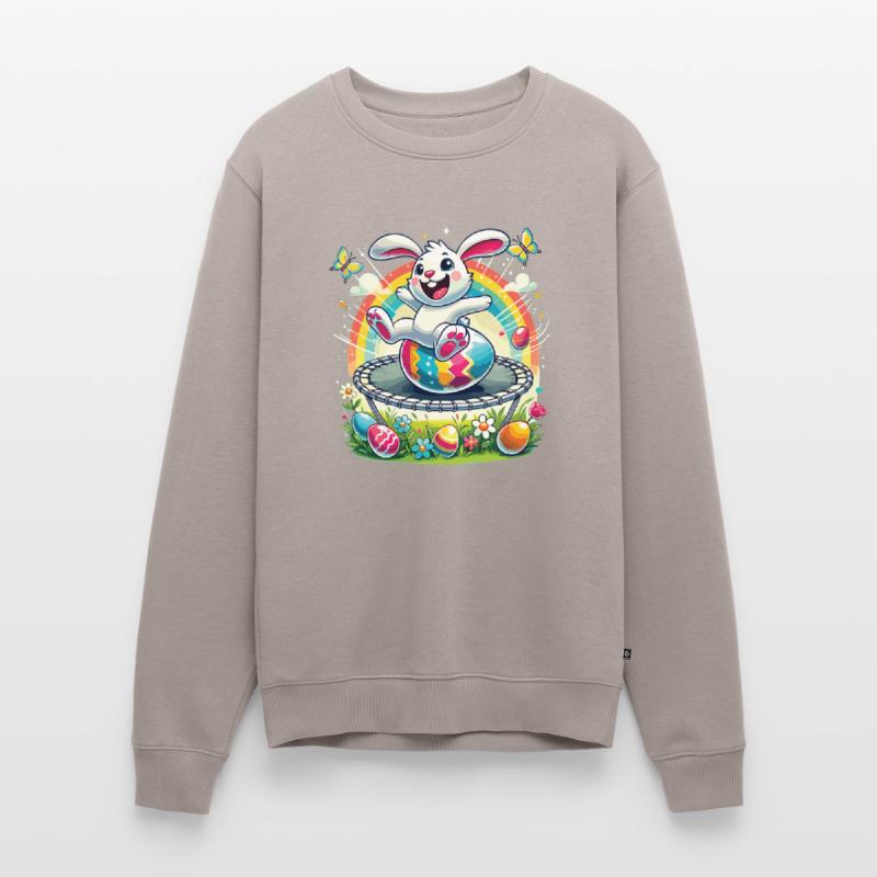Easter Happy Easter Easter Bunny Easter Egg Spring Men's Premium Organic Jumper