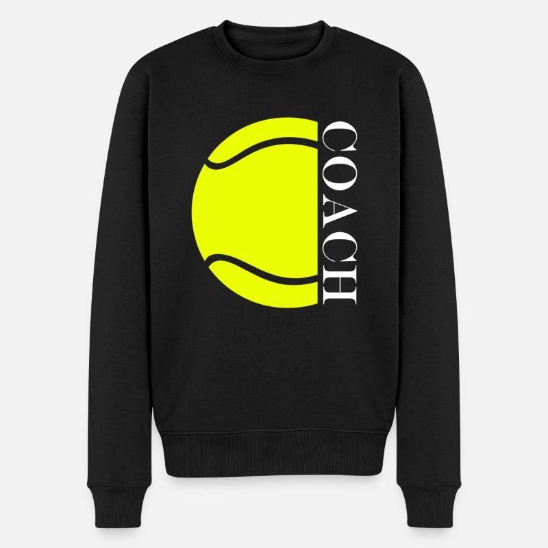 Coach de tennis - Pull Premium bio Homme - noir