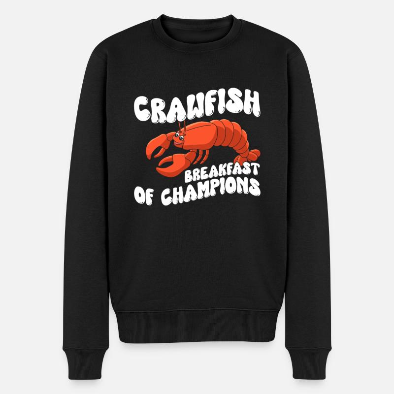 Crawfish Gifts - Männer Premium Bio Pullover - Schwarz