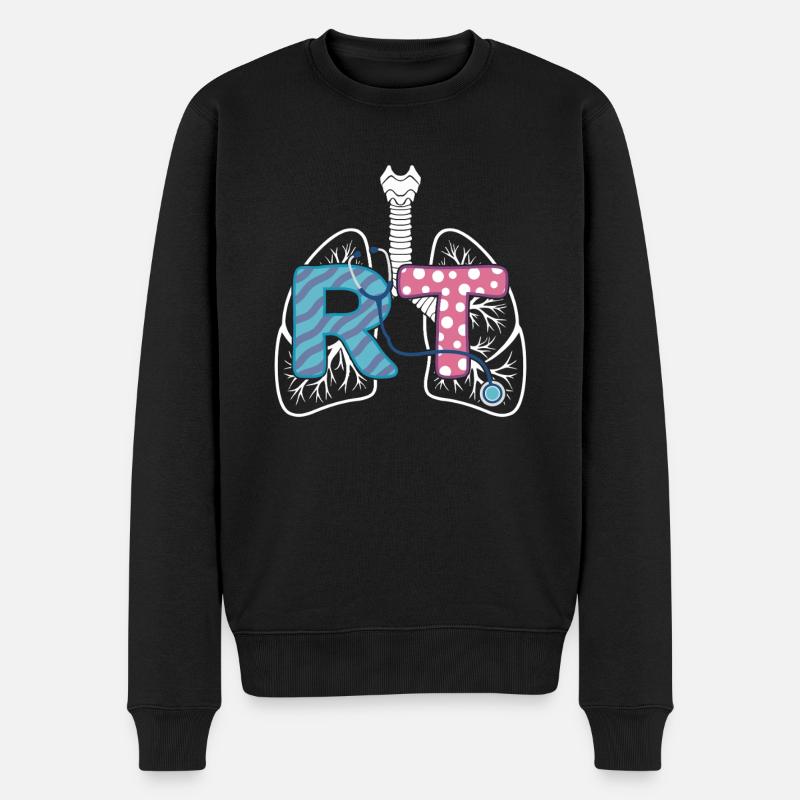 Inhalothérapeute Pneumothérapie Poumon - Pull Premium bio Homme - noir