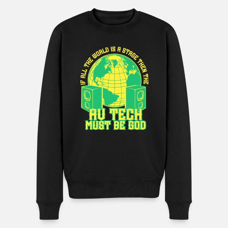 Audiovisueller Techniker AV Tech - Männer Premium Bio Pullover - Schwarz