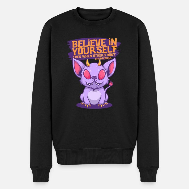 Chupacabra Kryptid Kryptozoologie - Männer Premium Bio Pullover - Schwarz