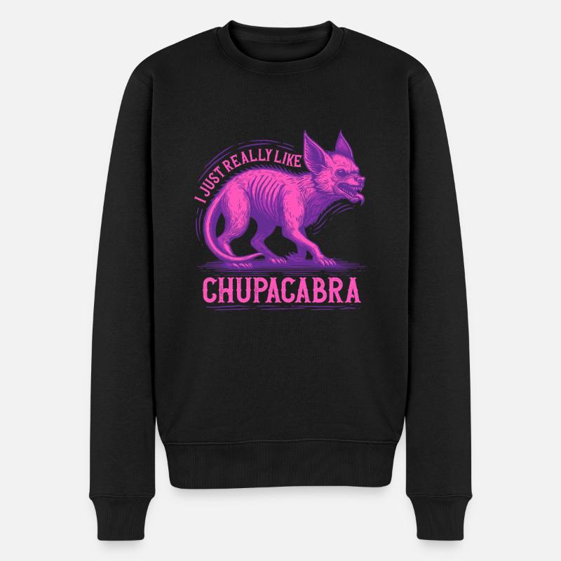 Cryptide de Chupacabra Cryptozoologie - Pull Premium bio Homme - noir