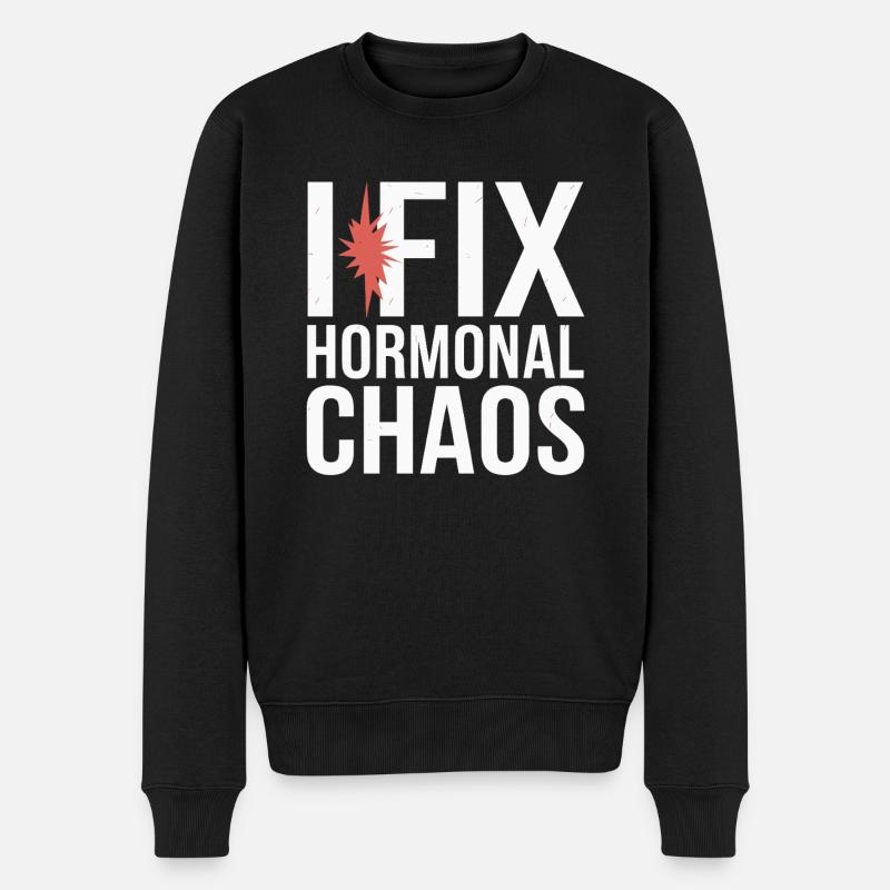 Science médicale pour l’endocrinologie - Pull Premium bio Homme - noir