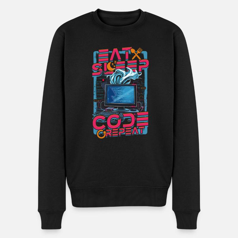 Theoretical Computer Scientist - Männer Premium Bio Pullover - Schwarz