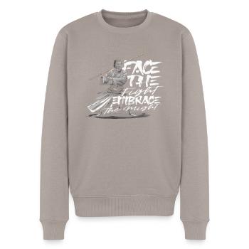 Kendo Arts Martiaux Japonais - Pull Premium bio Homme - taupe - Devant - Nico (187cm)