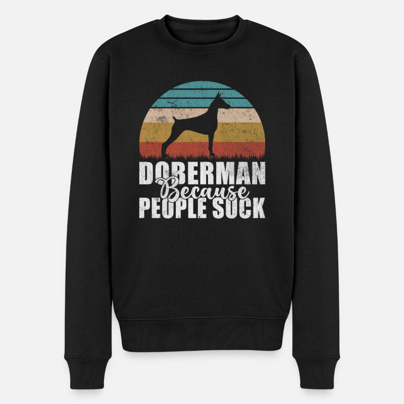 Cadeaux Doberman - Pull Premium bio Homme - noir