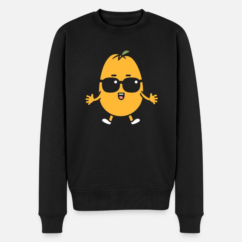 Kartoffel - Männer Premium Bio Pullover - Schwarz