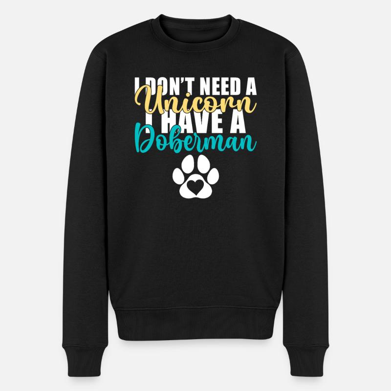 Cadeaux Doberman - Pull Premium bio Homme - noir