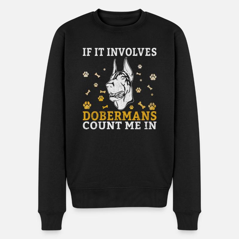 Cadeaux Doberman - Pull Premium bio Homme - noir