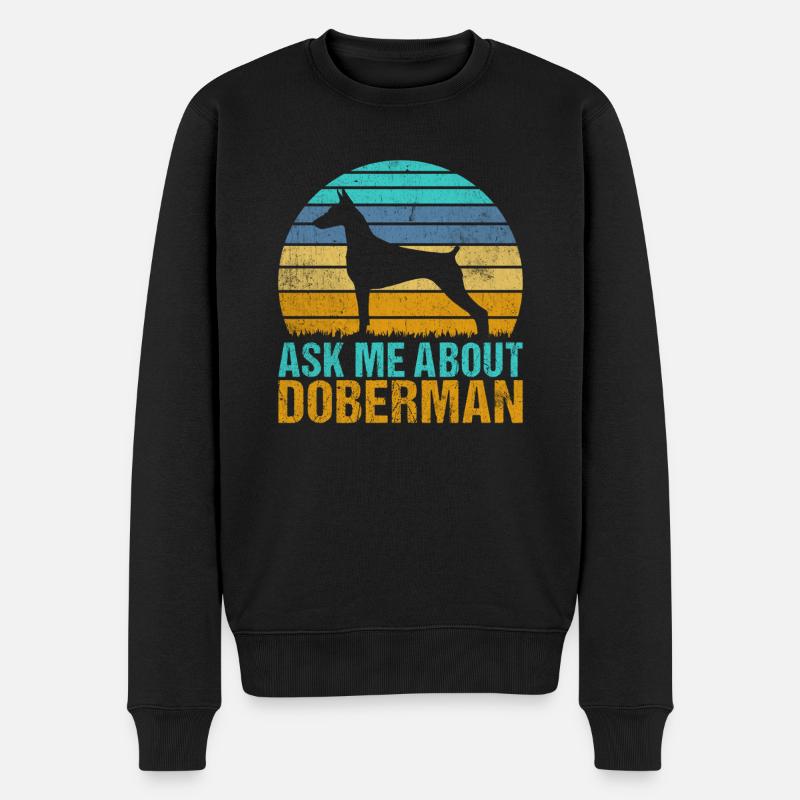 Cadeaux Doberman - Pull Premium bio Homme - noir