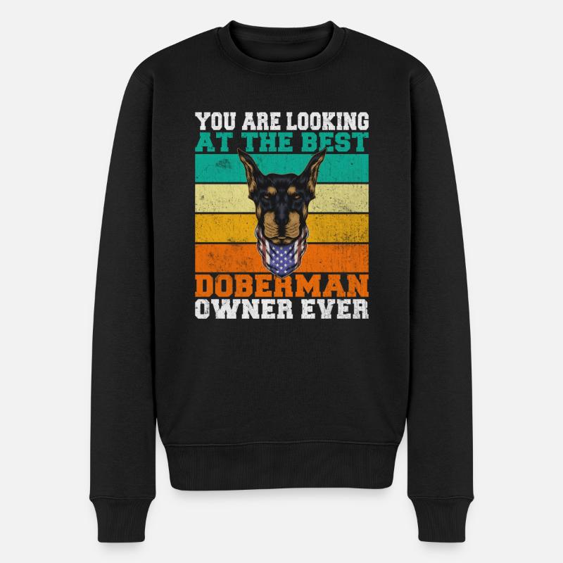 Cadeaux Doberman - Pull Premium bio Homme - noir