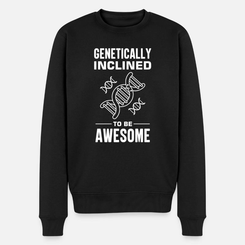 Test ADN génétique Crispr Microbiology - Pull Premium bio Homme - noir