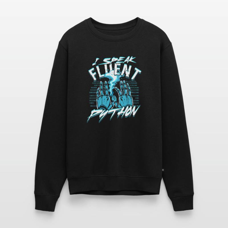 Informatiker I Speak Fluent Python Men's Premium Organic Jumper