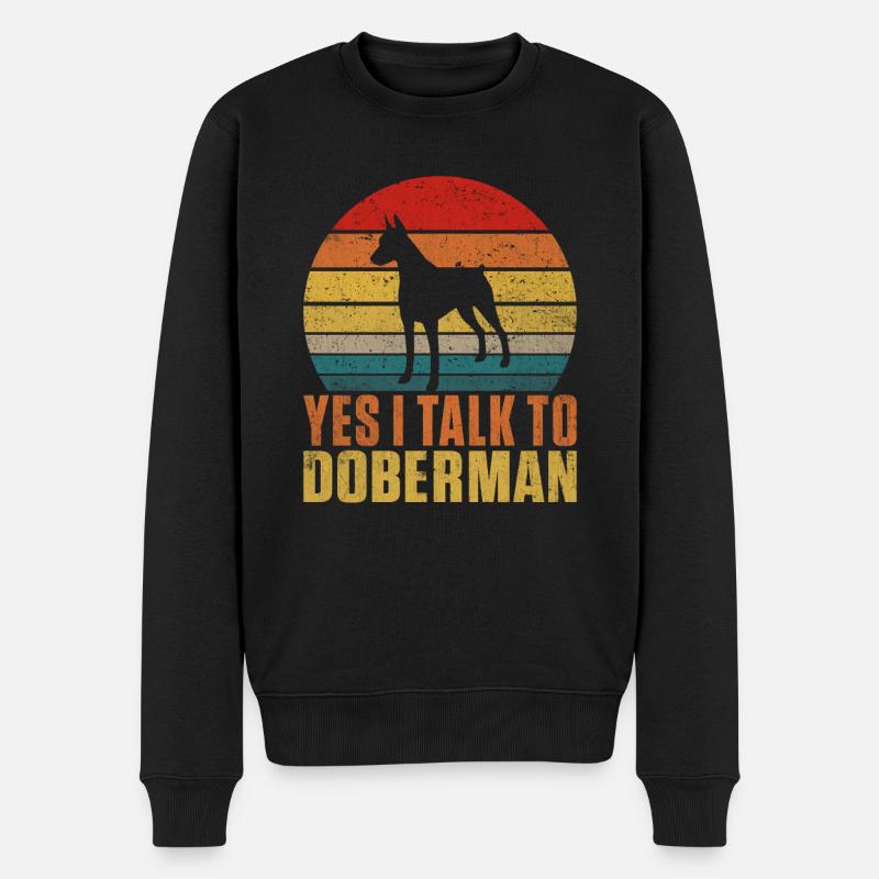 Cadeaux Doberman - Pull Premium bio Homme - noir