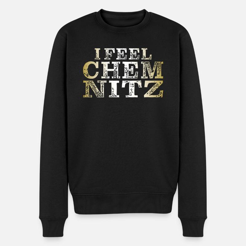 JE ME SENS CHEMNITZ - Pull Premium bio Homme - noir