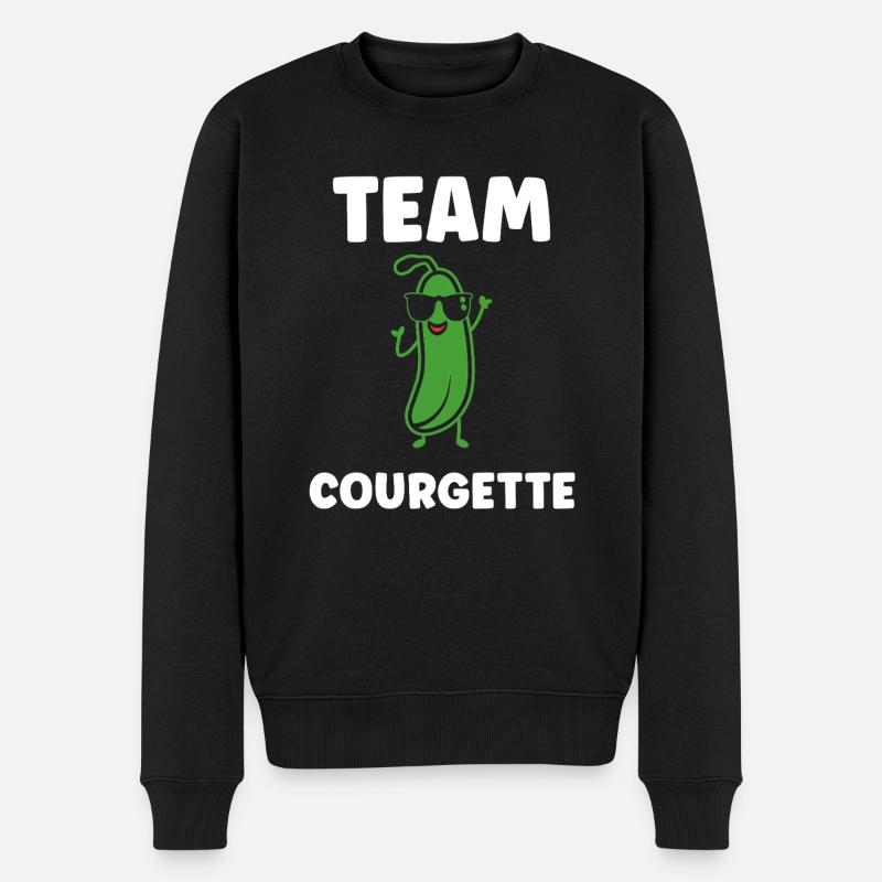 Humour Courgette - Pull Premium bio Homme - noir