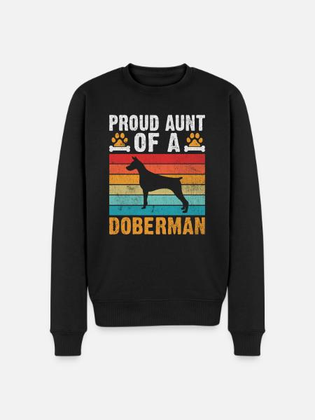 Doberman Gifts - Men's Premium Organic Jumper - black