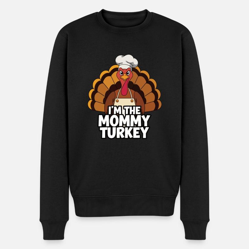 Maman Turquie Thanksgiving - Pull Premium bio Homme - noir