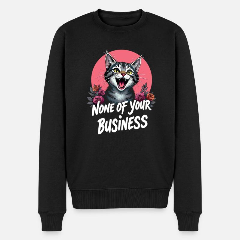 Ne vous regardez pas - Pull Premium bio Homme - noir