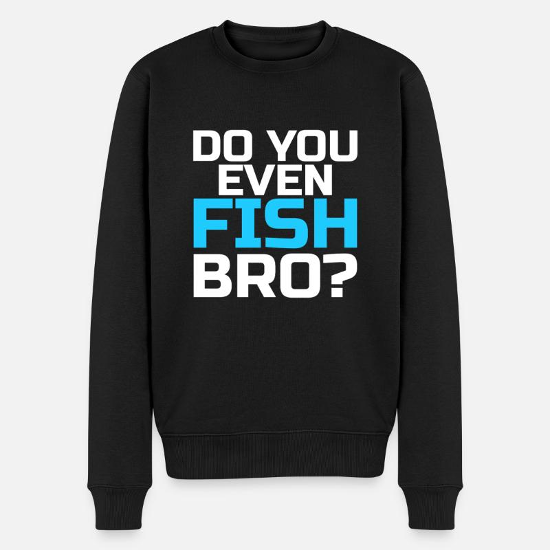 Pêchez-vous même - Pull Premium bio Homme - noir
