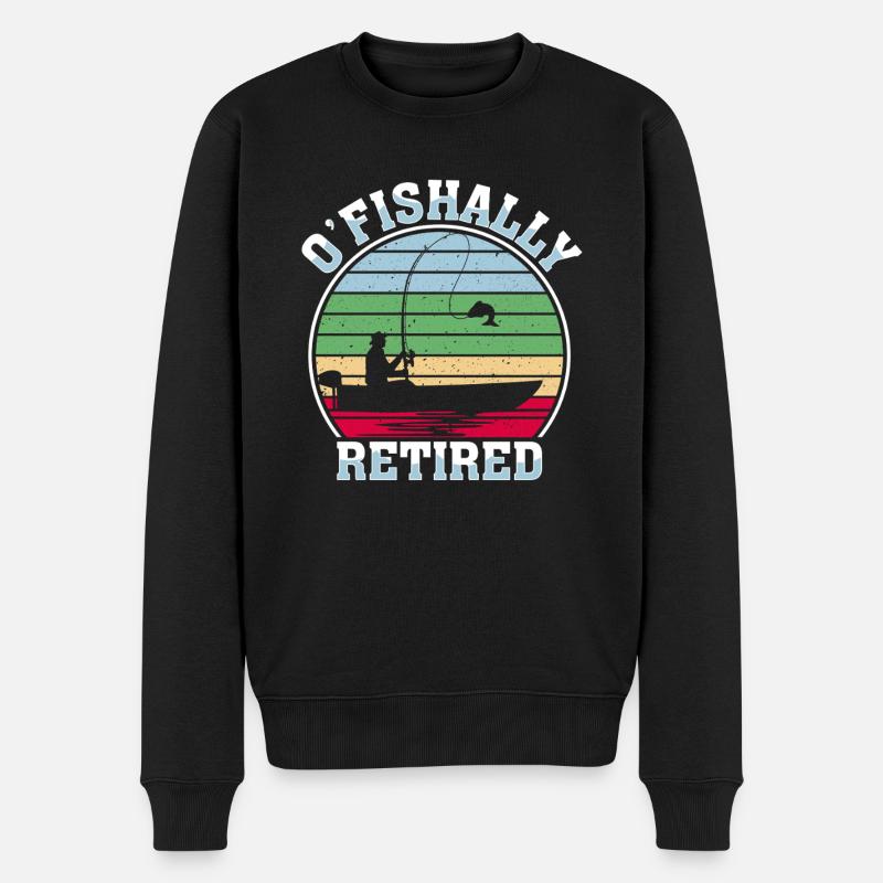 O’Fishally a pris sa retraite - Pull Premium bio Homme - noir