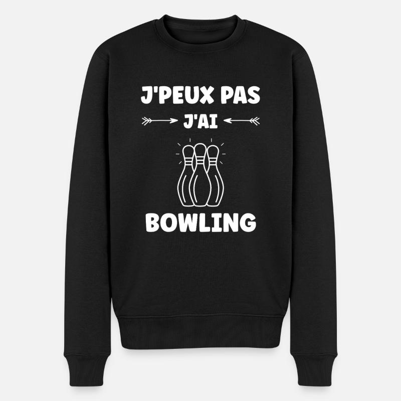 bowling - Pull Premium bio Homme - noir
