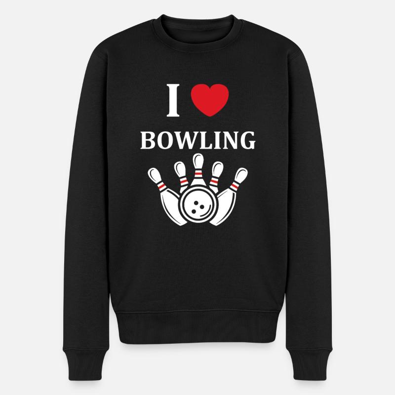 bowling - Pull Premium bio Homme - noir