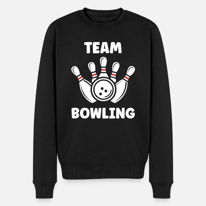 bowling - Pull Premium bio Homme - noir