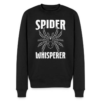 Spider Whisperer Arachnid Entomology Tarantula - Men's Premium Organic Jumper - black - Front - Nico (187cm)