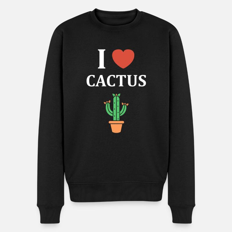 Cactus - Pull Premium bio Homme - noir