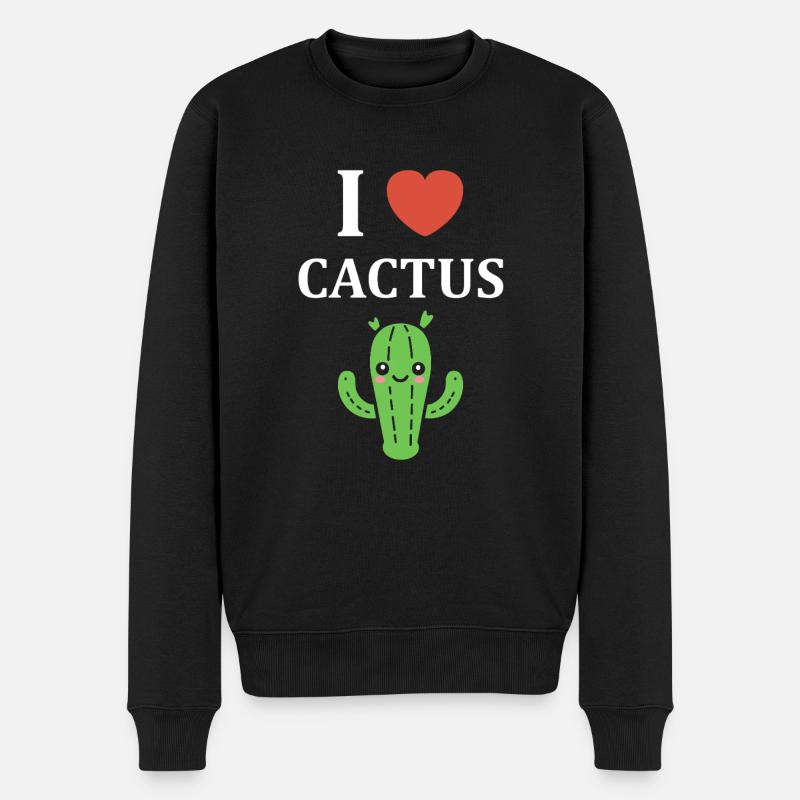 Cactus - Pull Premium bio Homme - noir