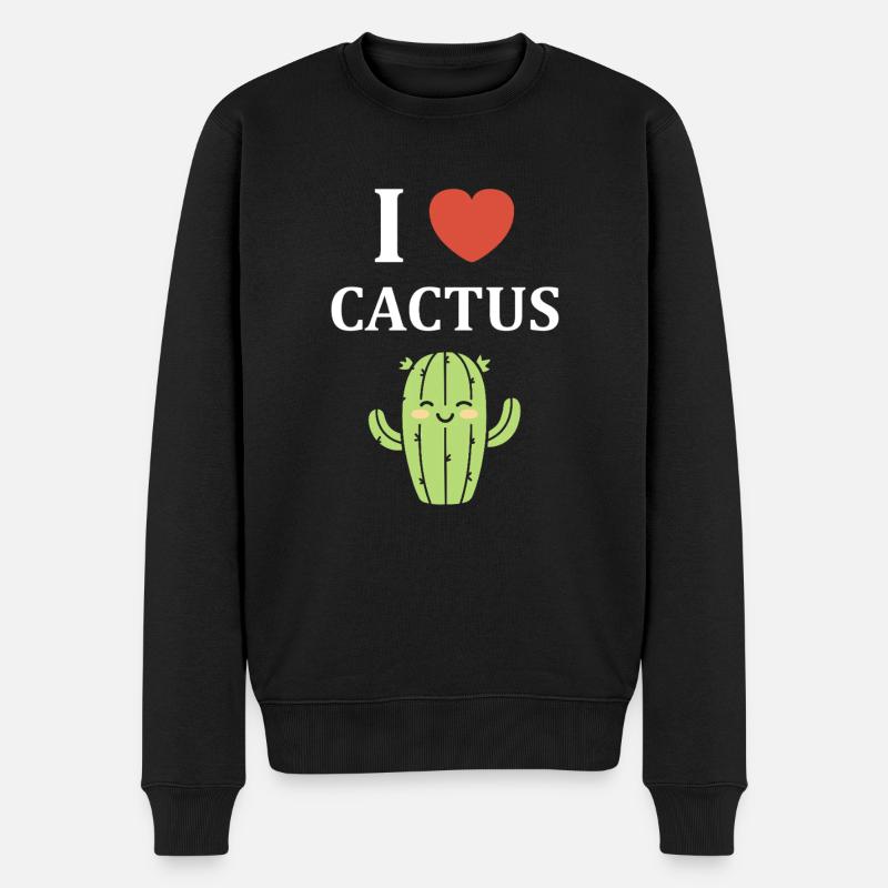 Cactus - Pull Premium bio Homme - noir