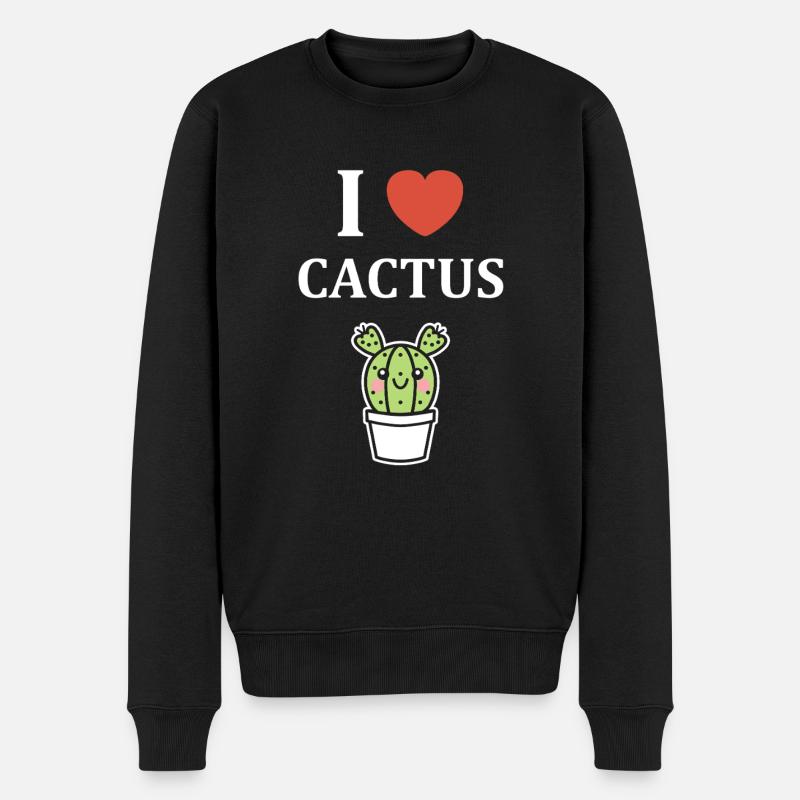 Cactus - Pull Premium bio Homme - noir