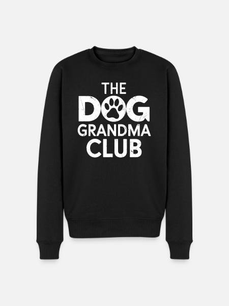 Dog Grandma Gifts - Men's Premium Organic Jumper - black