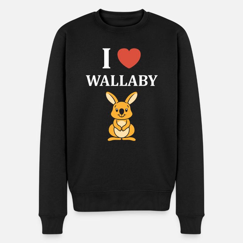 wallaby - Pull Premium bio Homme - noir