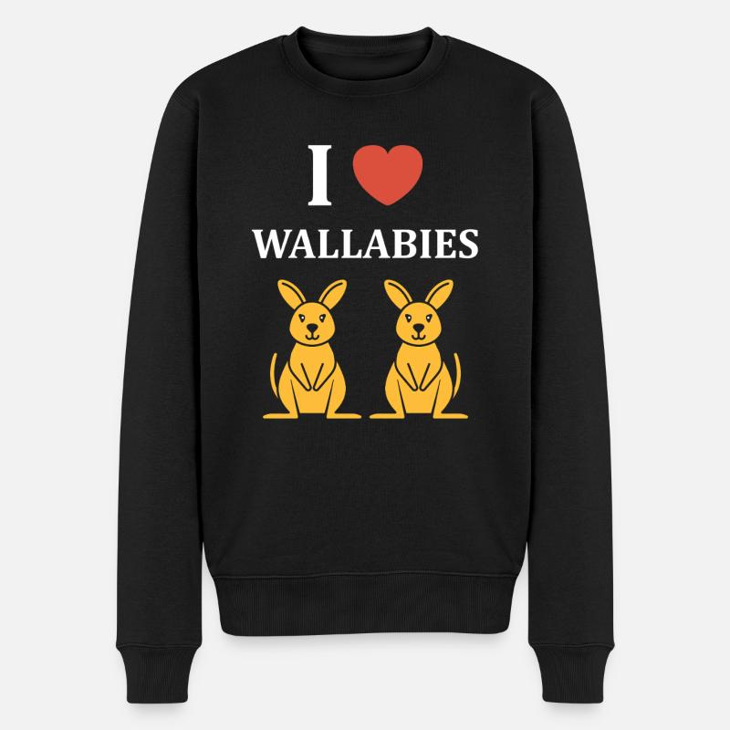 wallaby - Pull Premium bio Homme - noir