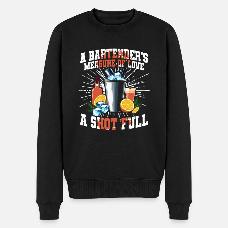 Bartender Bartender Bartending - Men's Premium Organic Jumper - black