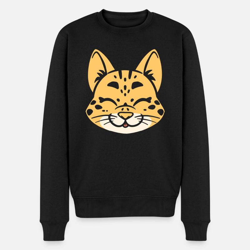 serval - Pull Premium bio Homme - noir