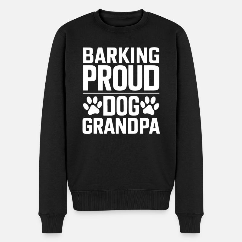 Cadeaux de grand-père chien - Pull Premium bio Homme - noir